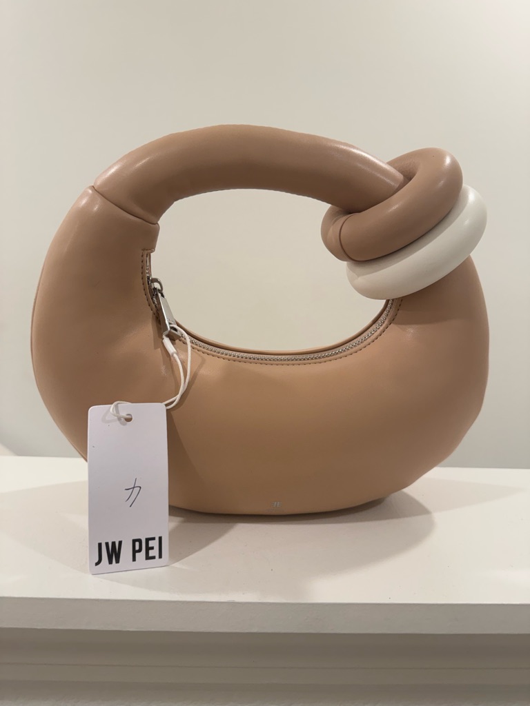 Jw Pei Sculptural Round Bag In Warm Tan With Cream Tag
